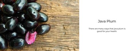 Java Plum - Health Benefits, Uses and Important Facts - PotsandPans India