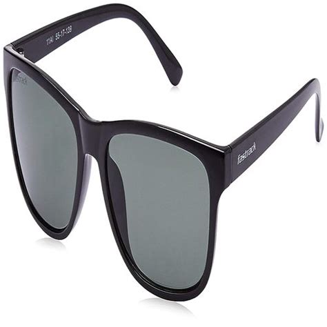 Fastrack Men's 100% UV-protected Black Lens Square Sunglasses