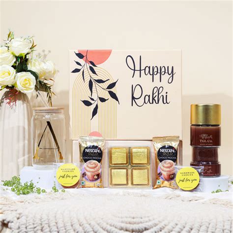 Buy Golden Sister Rakhi Gift Hamper to sprinkle opulence – Between ...