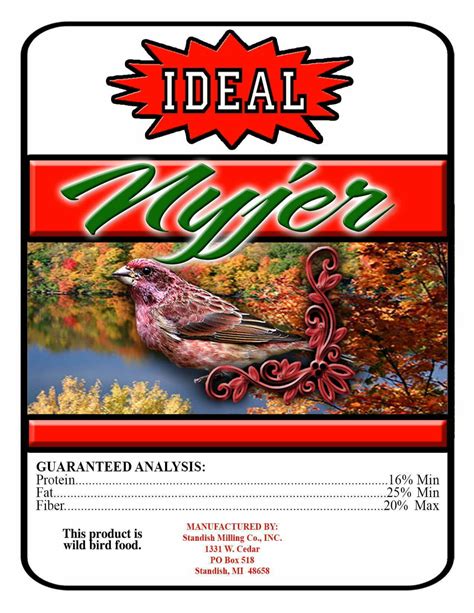 IDEAL Nyjer Seed: Attract Finches & Songbirds - Standish Milling ...