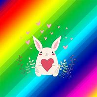 Image result for Rainbow Bunny Sanrio