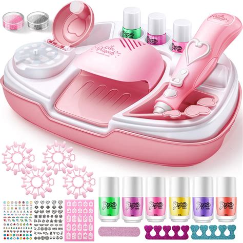 Snapklik.com : Geyiie Kids Nail Polish Set For Girls, Nail Salon Toys ...