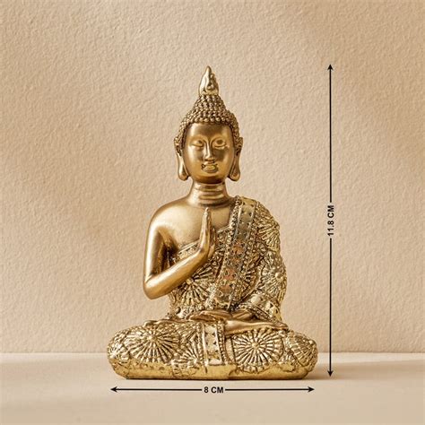 Buy Corsica Tranquil Polyresin Sitting Buddha Figurine from Corsica by ...