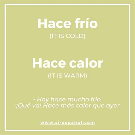 Warm In Spanish Mean at Ryan Moorman blog