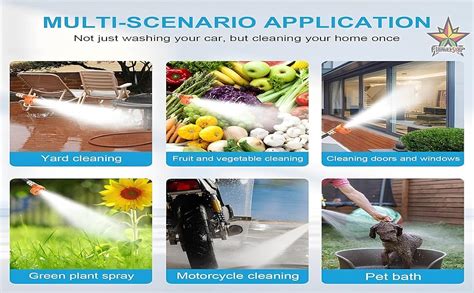 Cordless High Pressure Car Washer Gun – 48V, 12000mAh Double Battery ...