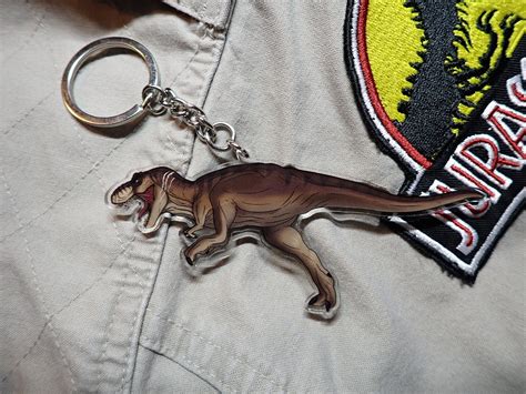 Tyrannosaurus Rex Keychain Jurassic Park Jurassic World - Etsy UK ...