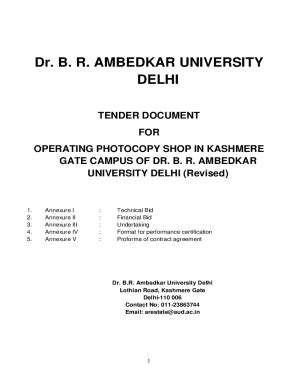 Fillable Online aud ac Dr B. R. AMBEDKAR UNIVERSITY DELHI Dr B. R ...
