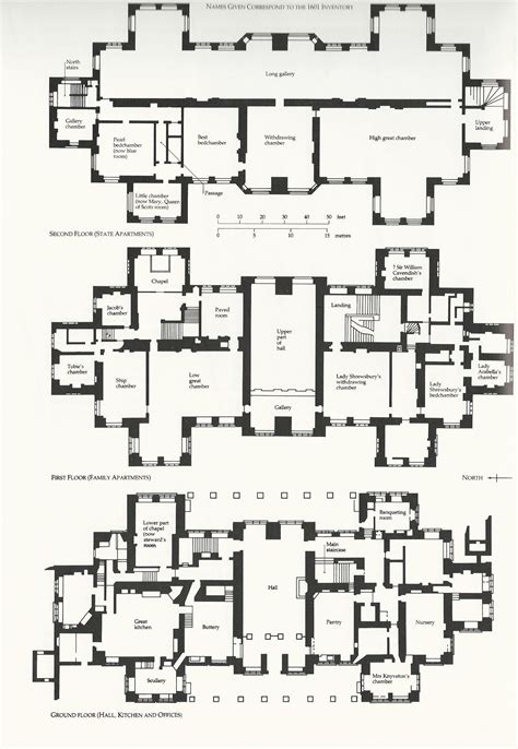 English Country Estate Floor Plan