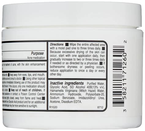 Replenix Gly-Sal Clarifying Acne Pads - Maximum Strength, Oil-Free Pads ...