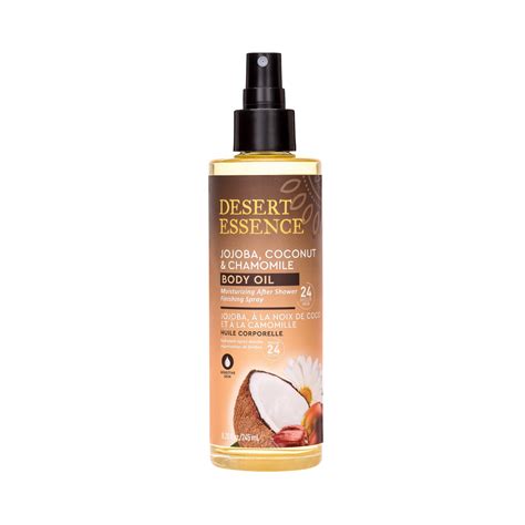 Desert Essence, Jojoba, Coconut & Chamomile Body Oil Spray, 8.28 Fl Oz ...