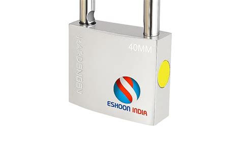 Eshcon 40MM Silver Colour Padlock Full Brass Cylinder with 3 Dimple ...