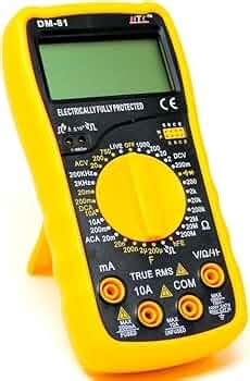 HTC DM-81 3 Digit Manual Multimeter Live Remote Control Testing Live ...