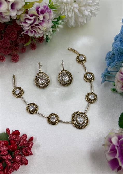 Aarti Victorian Delicate mNecklace – Kaushalya Art Jewellery