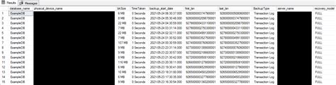 Image result for SQL Backup History