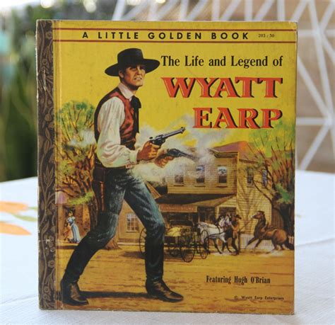 Vintage Little Golden Book the Life and Legend of Wyatt Earp 1960 ...