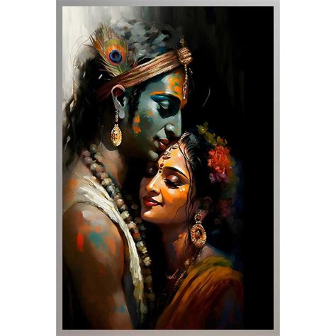 radha krishna modern art painting vastu for bedroom