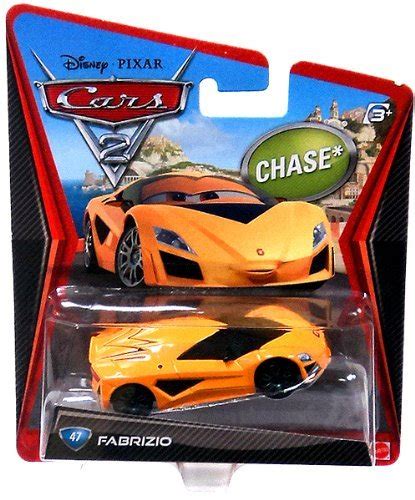 Buy DisneyPixar CARS 2 Movie 1:55 Die Cast Car Fabrizio # 47 *Chase ...