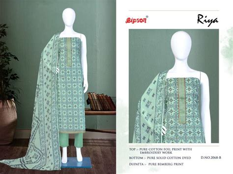 Bipson Riya 2068 Ready Made Fancy Designer Suit Collection