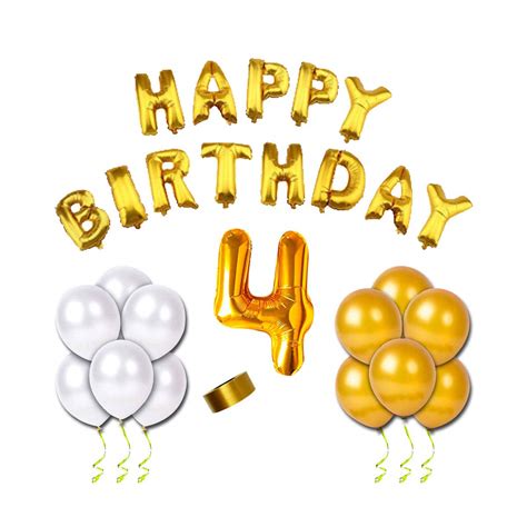 Buy Shopperskart birthday decoration items for 4th birthday decoration ...