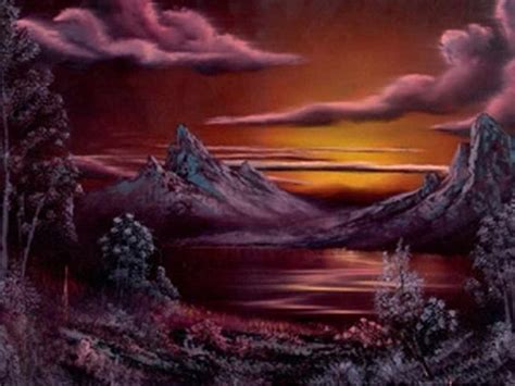 Bob Ross- Black Sunset- Leominster, Art on the Rocks, Leominster ...