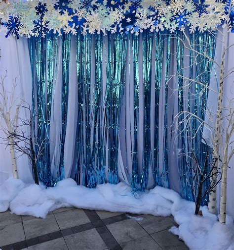 Winter Wonderland Backdrop Ideas