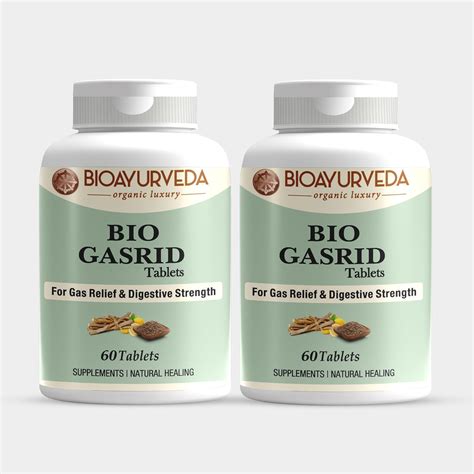 Buy BIOAYURVEDA Bio Gasrid For Gas Relief and Digestive Strength 60 ...