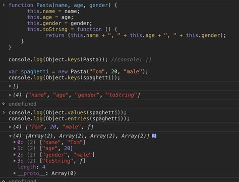 Object.keys JavaScript 的图像结果