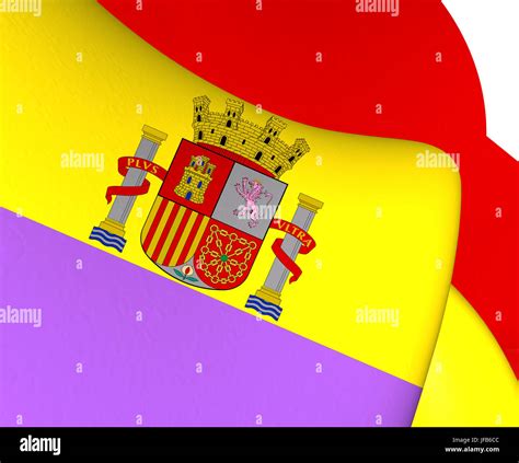 Flag of Second Spanish Republic Stock Photo - Alamy