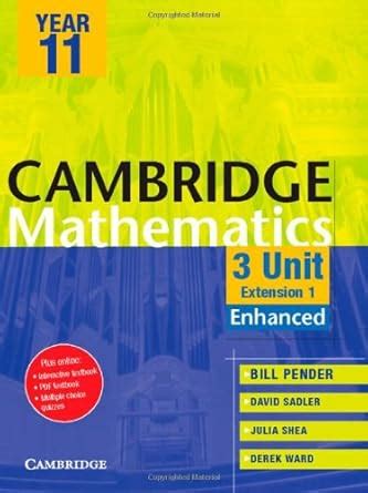 Cambridge 3 Unit Mathematics Year 11 Enhanced Version (Cambridge ...