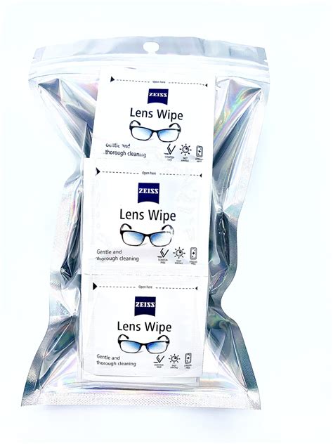 Zeiss Lens Wipes (30 Pack) - The Glasses Lady