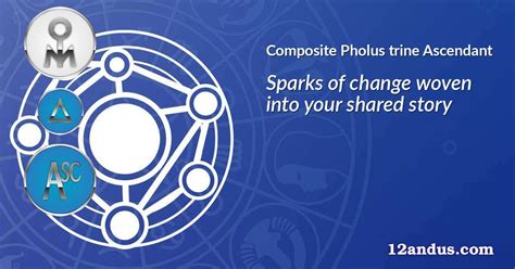 Pholus trine Ascendant in the composite chart: Sparks of change woven ...