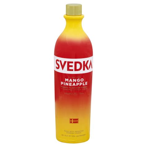 SVEDKA Mango Pineapple Flavored Vodka 70 Proof - 750 Ml (750 ml ...