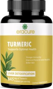 EraCure TURMERIC Tablets, CURCUMIN, CURCUMIN Tablets (D177) Price in ...