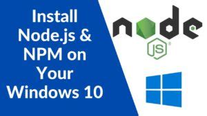 Image result for Node.js Windows Tutorial