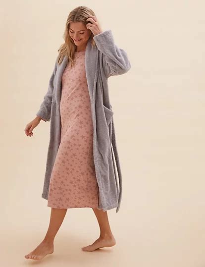 Star Print Long Nightdress