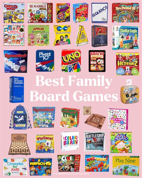 Family Board Games — the Workspace for Children