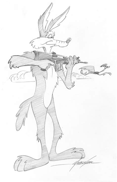Road Runner Cartoon Drawing 的图像结果