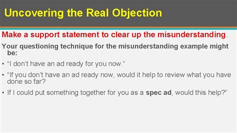 Image result for What Is Understanding Objection