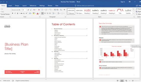 Business Plan Template Word 的图像结果