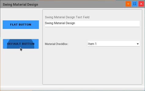 Image result for Java Swing Material Design