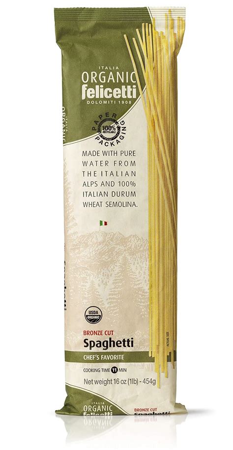 Organic Felicetti Spaghetti Pasta Italian Non-GMO India | Ubuy