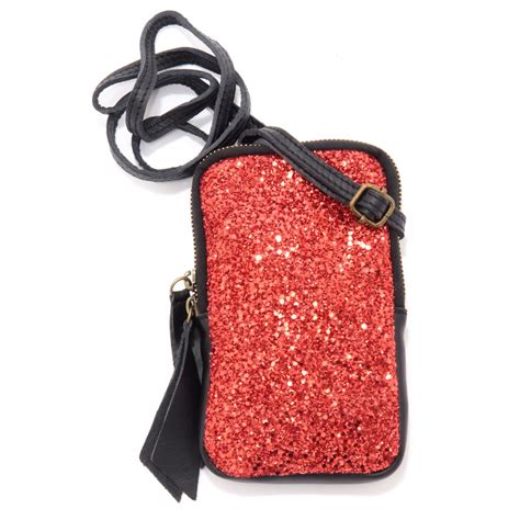 5686AG mini borsa a tracolla IN LATTE MACCHIATO VERITAS black/red bag woman