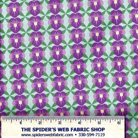 Illinois STATE FLOWER Fabric Purple Violet Deco State Flower in the ...