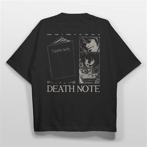 Death Note Oversized T-shirt – HavenWear