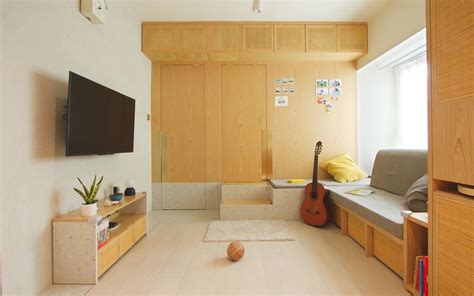 香港40平米老公寓改造，干净温馨同时还充满储物空间！_哔哩哔哩_bilibili