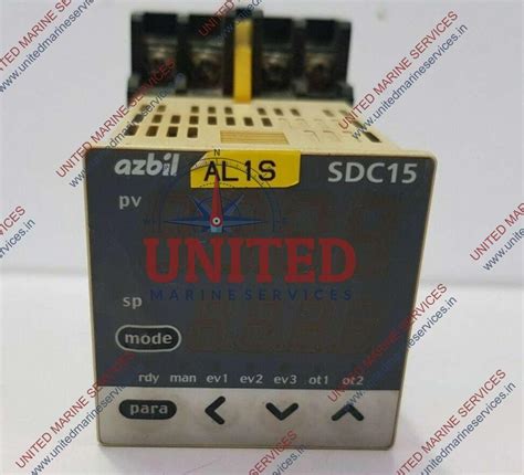 AZBIL TEMPERATURE CONTROLLER AL 1S SDC 15 C15SR0LA0100 | United Marine ...