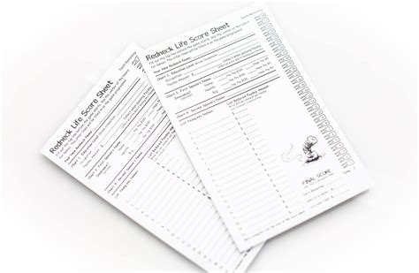 Buy Redneck Life Board Game Scoresheet Pads Online at Lowest Price in ...