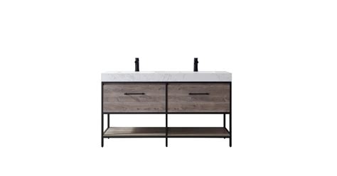 Miseno 701260-MXO-GW-NM Palma 60" Free Standing Double Basin Vanity Set ...