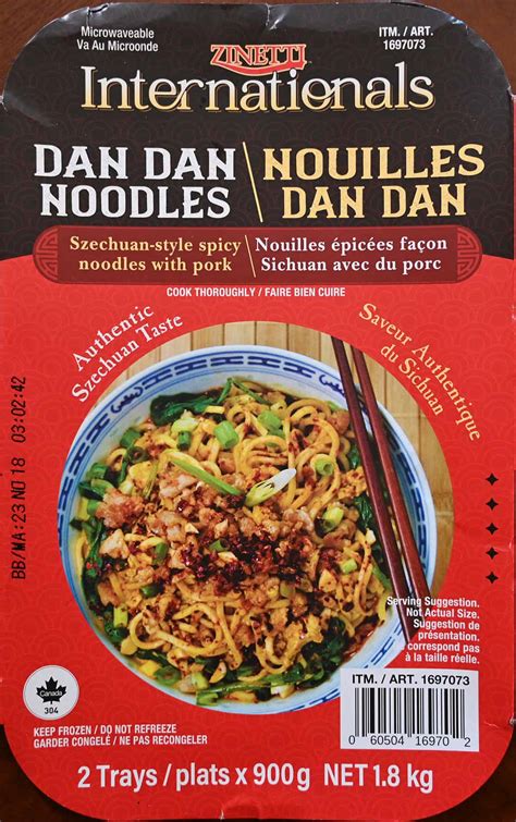 Costco Zinetti Internationals Dan Dan Noodles Review - Costcuisine