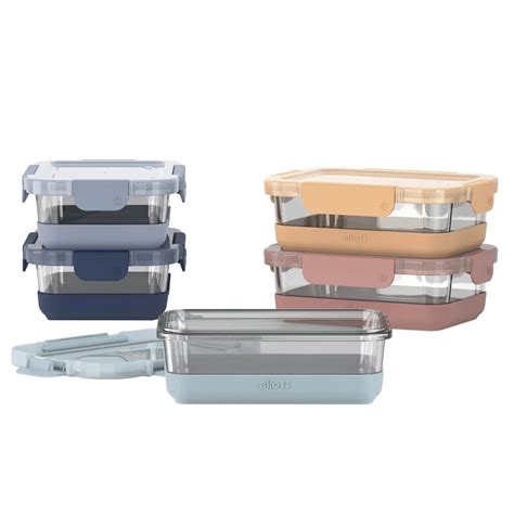 Ello 10 Piece Glass Meal Prep Container Set - Walmart.com